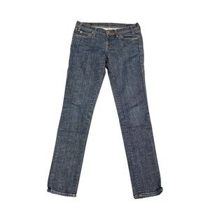 Citizens Of Humanity Womens Skinny Jeans Size 28 Dark Wash Cotton Blend Stretch